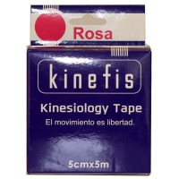 Neuromuskuläre Bandage - Kinefis Kinesiology Tape Rosa 5 cm x 5 Meter
