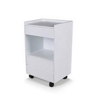 TOCKY Servierwagen aus Holz mit 3 Schubladen