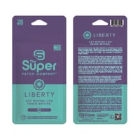Liberty Super Patch – Packung mit 28 Pflastern: Nicht-invasive, medikamentenfreie Technologie, die Gleichgewicht und Stabilität verbessert