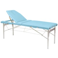 Ecopostural-Klapptrage: zwei Körper, mit Aluminiumstruktur und verstellbaren Beinen (70 x 182 cm)