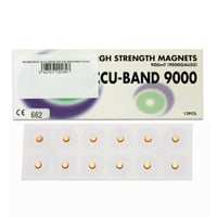 Accu-Band Magnet vergoldet 9000 Gauss: Durchmesser 5 mm (12 Stück)