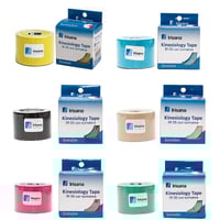 Pack mit 6 Rollen neuromuskulärer Verband kinesiologisches Irisana mit Turmalin 5 cm x 5 m