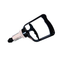 Pistole mit Gummi für Saugnäpfe