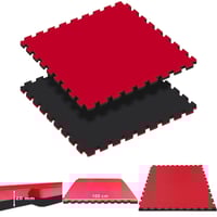 Tatami Puzzle reversibel Kinefis schwarz - rot (Dicke 20 mm)