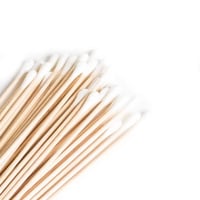 Steriler Holztupfer mit Watte (100 Stück)