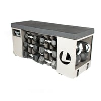 O'Live Functional Fitness Bench: Materialspeicher und Muskeltraining in einem Gerät