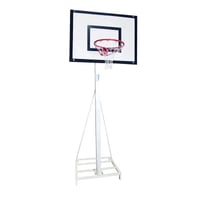 100 Röhren Deluxe Monotube Minibasketballkorb-Set, zwei Räder mit Trolley, ohne Zielbrett, Korb oder Gegengewicht
