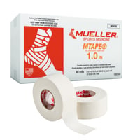 Mueller MTape® Unelastisches Klebeband, Schachtel (weiß) für funktionelle Verbände - Verschiedene Größen