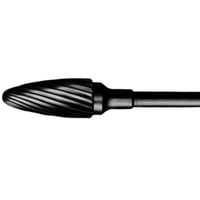 Fräser aus 1548 Wolframkarbid: Mittelfeiner Abrieb. Ideal zum abschließenden Aufrauen der Nägel