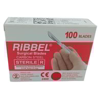 „RIBBEL“ Einweg-Skalpellklingen (Karton mit 100 Stück)