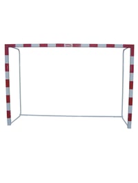 Handballspiel und Handball Aluminium übertragbar 80x80mm mit Rundrohrboden