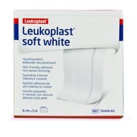 Leukoplast Soft White 6 cm x 5 Meter: Streifen und Streifen mit hoher Hautverträglichkeit (TNT)