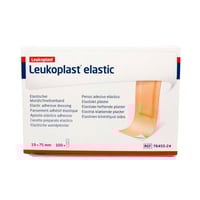 Leukoplast Elastic rechteckiges Pflaster 19 x 75 mm ohne Latex (Karton mit 100 Stück)