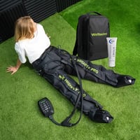 HighFly Pro Hochleistungs-Pressotherapie-Stiefel + Rucksack + 1 GRATIS Kinefis Cirkalia Professional 200ml Creme