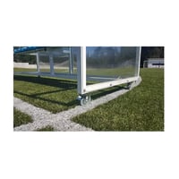 Satz mit vier Rädern zum Umsetzen der Ersatzbank