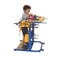 Verstellbare Beckenstütze für stehende Position