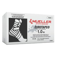 Mueller EuroTape® Platinum Weißes unelastisches Klebeband, Schachtel für funktionelle Verbände - Verschiedene Größen