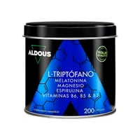 Tryptophan mit Melatonin, Magnesium, Spirulina und Vitaminen Aldous (200 Kapseln)
