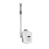 Chrom-Ozon-Gesichtsdampfer: mit drehbarem Kopf mit unverzichtbarem Auffangbehälter und drehbarem Arm (1,3 Liter Fassungsvermögen) Chrom-Ozon-Gesichtsdampfer: mit drehbarem Kopf mit unverzichtbarem Auffangbehälter und drehbarem Arm (1,3 Liter Fassungsvermögen)