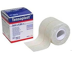 Klebeelastische Bandage