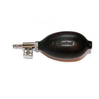 Riester Saugball, schwarz, aus Latex mit Luftablassventil