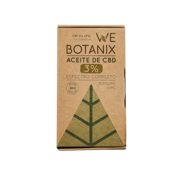 CBD-Öl 3 % BIO 10 ml WeBotanix: Aus Bio-Hanf und 99 % biologischem Anbau