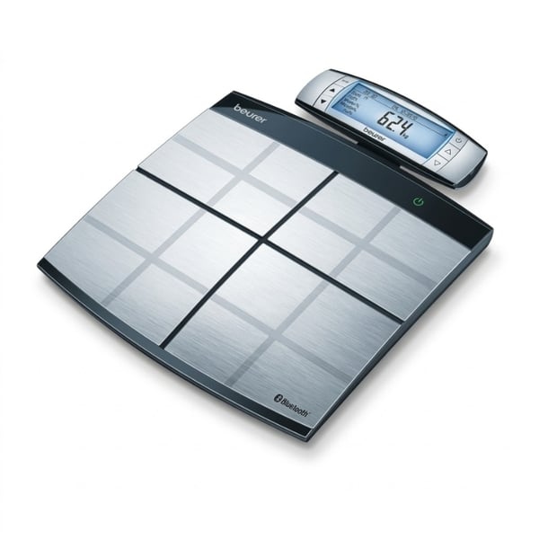 Professionelle Diagnosewaage: Beurer BF-105 mit 8 Elektroden, abnehmbarem Display und Bluetooth