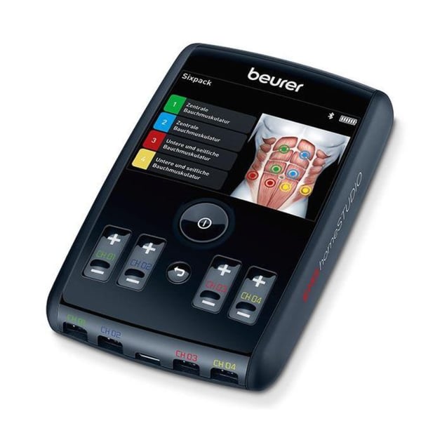 Beurer EM-95 EMS-Elektrostimulator mit EMS-Technologie, Bluetooth und HomeStudio-App