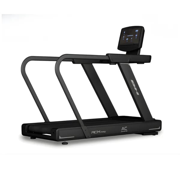 RCM Pro MED BH Fitness-Laufband: Dank seiner Seitenschienen eignet es sich perfekt für Rehabilitationszwecke.