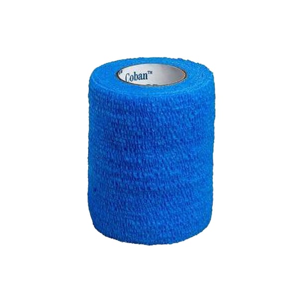 3M™ Coban™ Kohäsiver Verband: Blau, 5 cm x 4,5 m