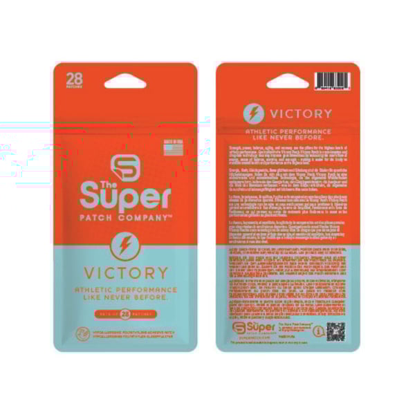 Victory Super Patch – Packung mit 28 Patches: Vibrotaktile Stimulation, die Energie, Gleichgewicht, Ausdauer und Kraft verbessern kann