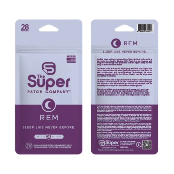 REM Super Patch – Packung mit 28 Patches: Nicht-invasive, medikamentenfreie, vibrotaktile Technologie, die einen ausgeglichenen Schlafzyklus unterstützen kann