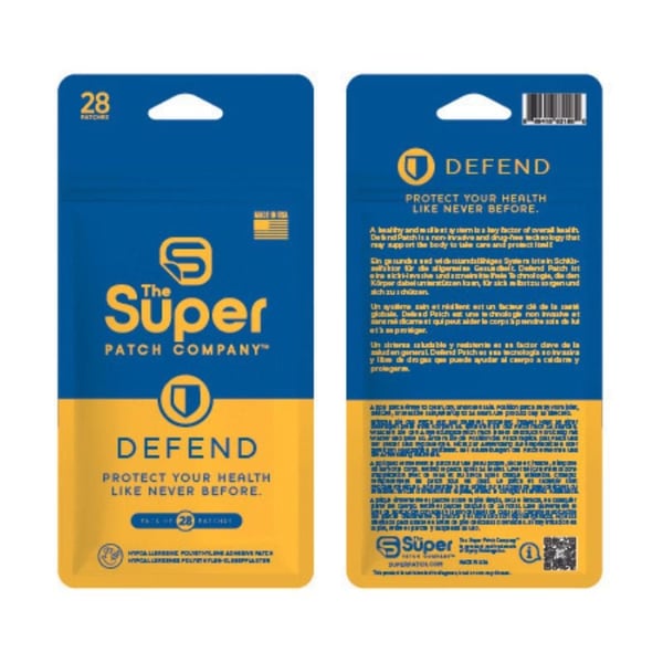 Defend Super Patch – 28-Patch-Pack: Vibrotaktile Stimulation erleichtert die Aufrechterhaltung der allgemeinen Gesundheit