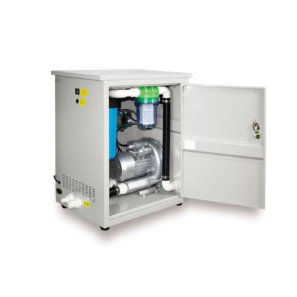 Dentalgeräte für Trockenabsaugung Technoflux Einzelpositionsverkleidung