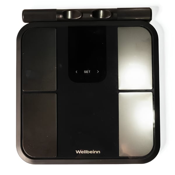 Wellbeinn Balance Smart Körperanalysewaage mit BIA und Handgriff