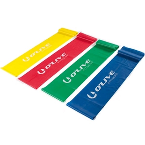 O'Live 2,50 m elastische Bänder: Ideal, um bei jeder Übung Widerstand hinzuzufügen