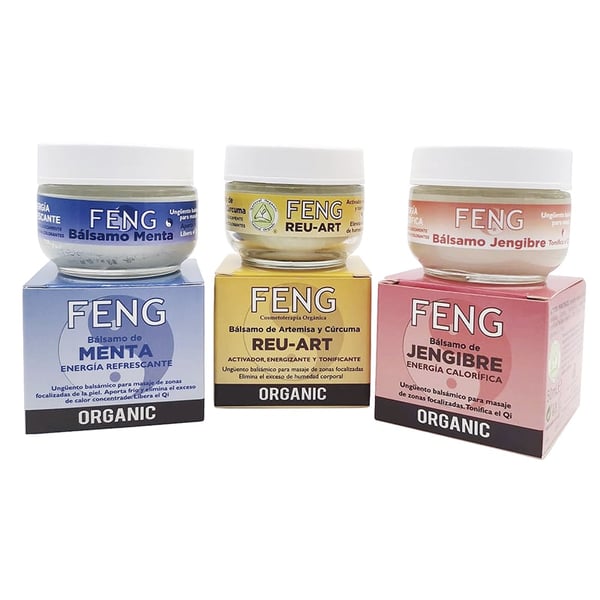FENG Balms 50ml: Minze, Ingwer und Beifuß und Kurkuma