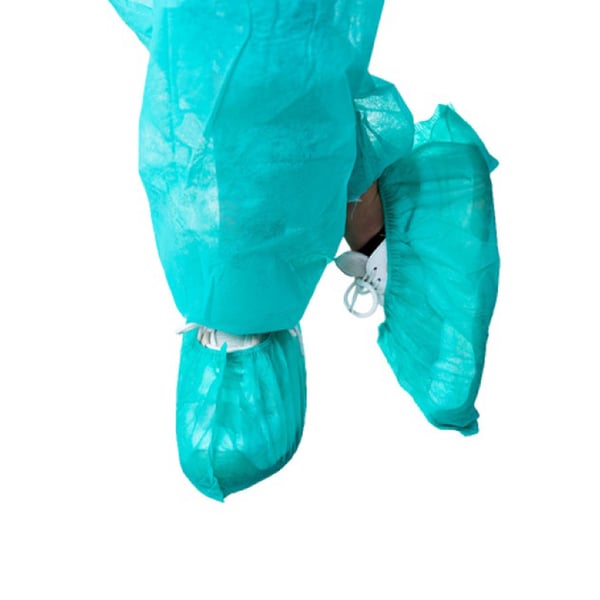 30 g grüne Schuhüberzüge aus Polypropylen (Karton mit 100 Stück)