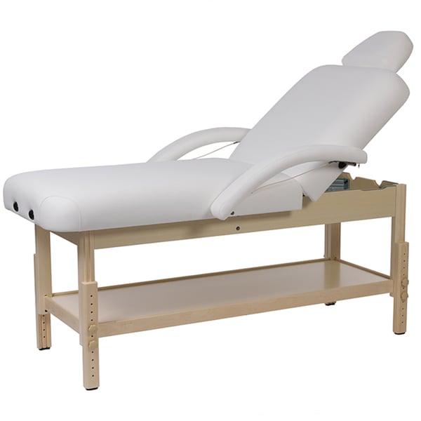 Lange zweiteilige ästhetische Trage aus festem Holz: Funktionalität und hochwertige Oberflächen (2 Holzfarben erhältlich)