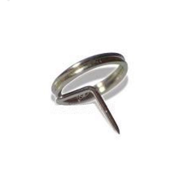 Chinesische Aurikulotherapie-Stahlreißzwecke ohne Klebstoff (4x2 mm)