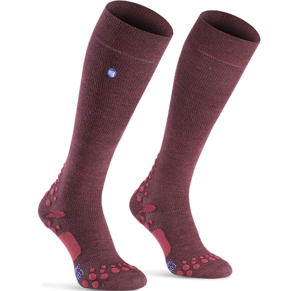 LETZTE GRÖSSEN - Compressport Pflegesocken Daily Life Socken - Granatfarbe (Größe L)