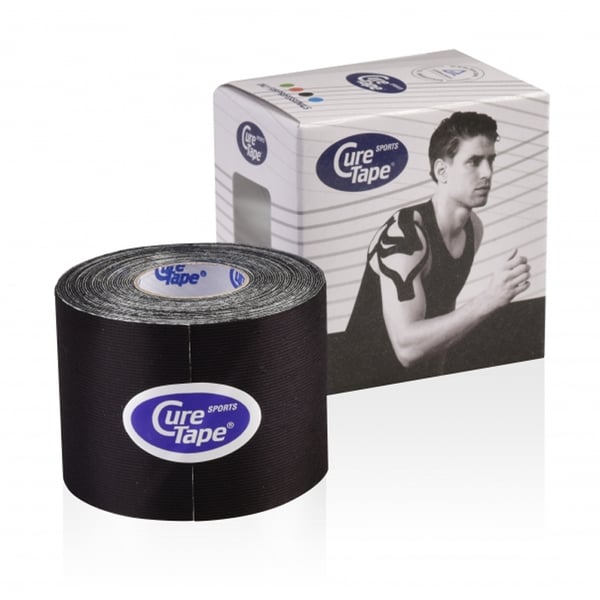Cure Tape-Sport 5 cm x 5 m Farbe Schwarz: Neuer Verband für Sport