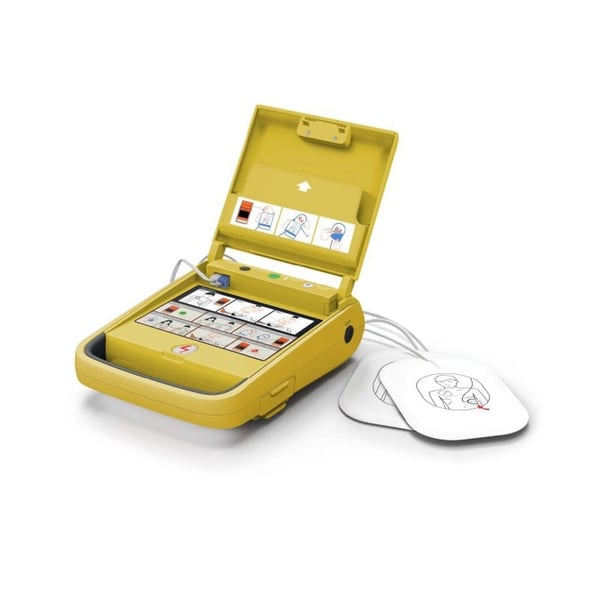 i3 200J Halbautomatischer Defibrillator (AED): Kompakt, dreisprachig und mit Universalelektroden