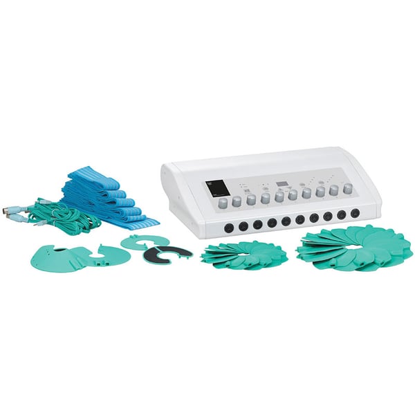 U-Tech passiver Gymnastik-Elektrostimulator mit 10 Ausgängen: Ideal zum Abnehmen und Muskelaufbau