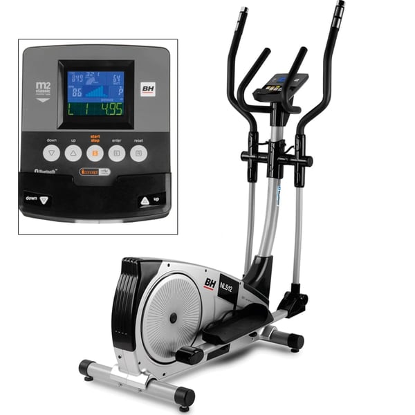 I.NLS12 Dual BH Fitness Ellipsentrainer: Ausgestattet mit i.Concept Technologie und Dual Kit