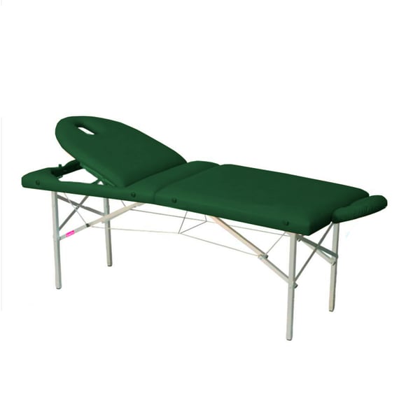 Klappbarer Aluminiumrahmen, zwei Körper und Klappköpfe, Kinefis Turia 182 x 70