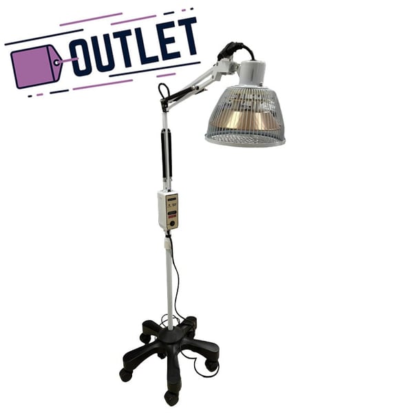 Biothermische Stehlampe: Ein Kopf, der ein spezielles Band elektromagnetischer Wellen aussendet - OUTLET