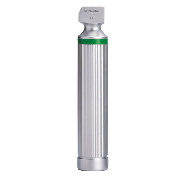 Handgriff für nicht wiederaufladbare Riester-Laryngoskope für Batterien Typ C, Ø 28 mm, XL 2,5 V. für Spatel mit Fiberoptik