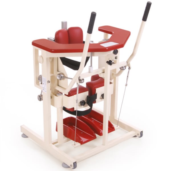 Stehgestell und IOD-Gangsimulator für Kinder mit Lähmungen der unteren Extremitäten