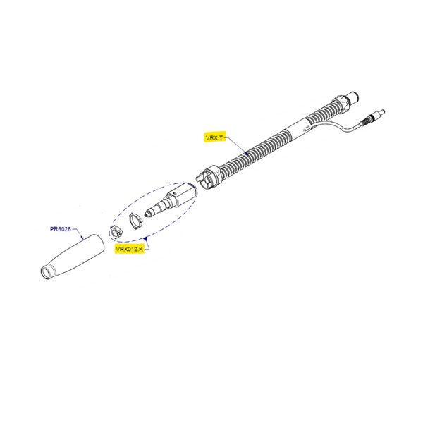 Interne Gruppe - Handstückzubehör für Mikromotor mit Kinefis Vortix Aspiration mit 40.000 U/min